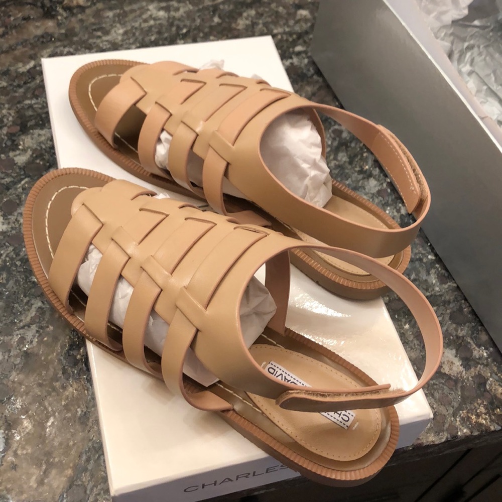 Charles David sandals, size 8, New with Box